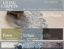 Tablet Screenshot of livingcarpets.com